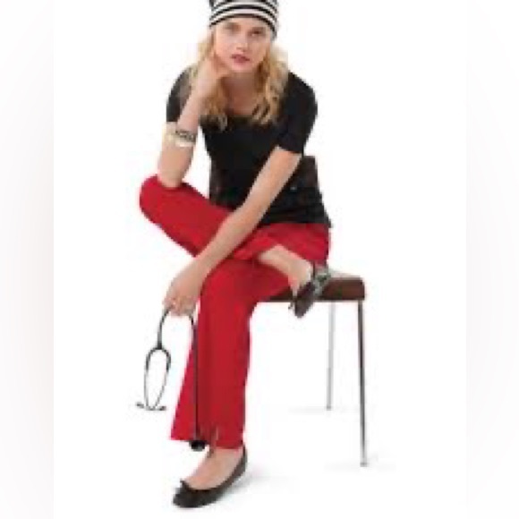 Scrubs Pant Low Rise Flare Leg Drawstring Cargo 21100 - Picture 1 of 16